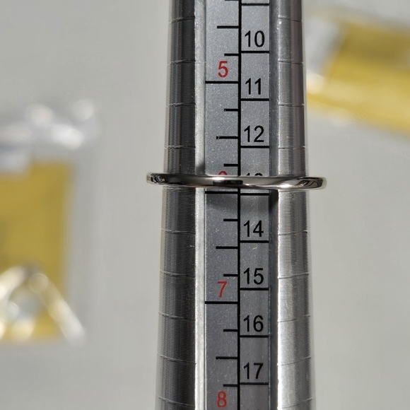 Emerald Cut Moissanite Ring – 925 Sterling Silver Pavé Band – Size 6 – 3ct - Picture 6 of 14